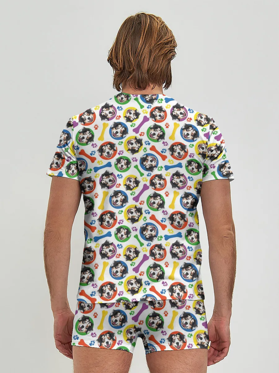 Мужские трусы с футболкой / Австралийская Овчарка