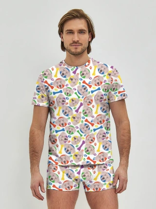 Мужские трусы с футболкой / Веймаранер