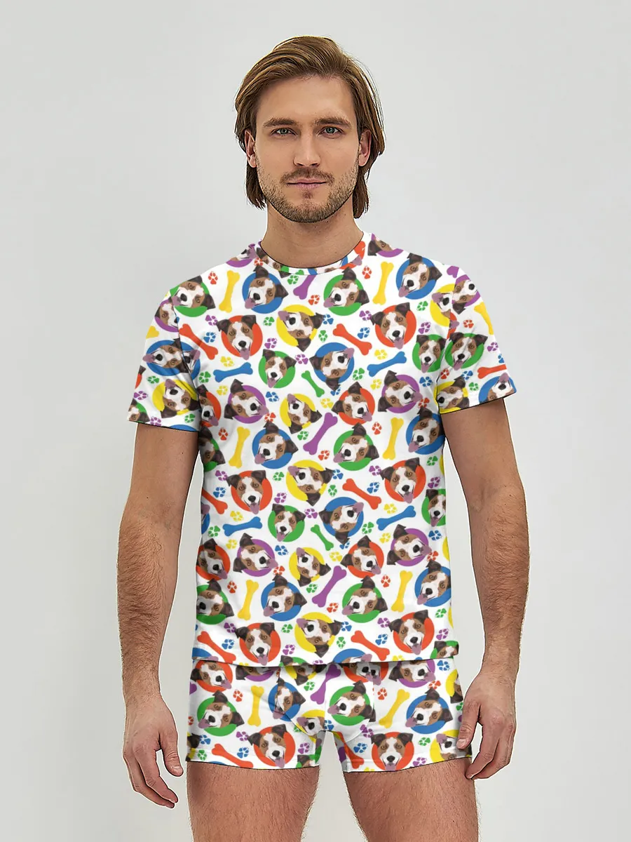 Мужские трусы с футболкой / Джек Рассел Терьер