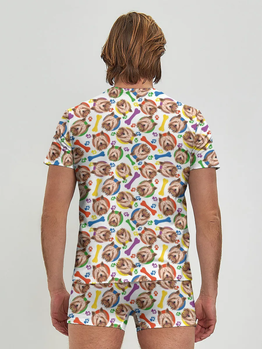 Мужские трусы с футболкой / Йоркширский Терьер