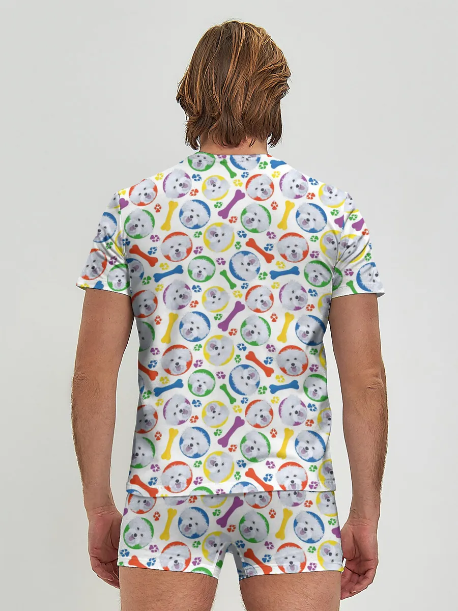 Мужские трусы с футболкой / Мальтийская Болонка