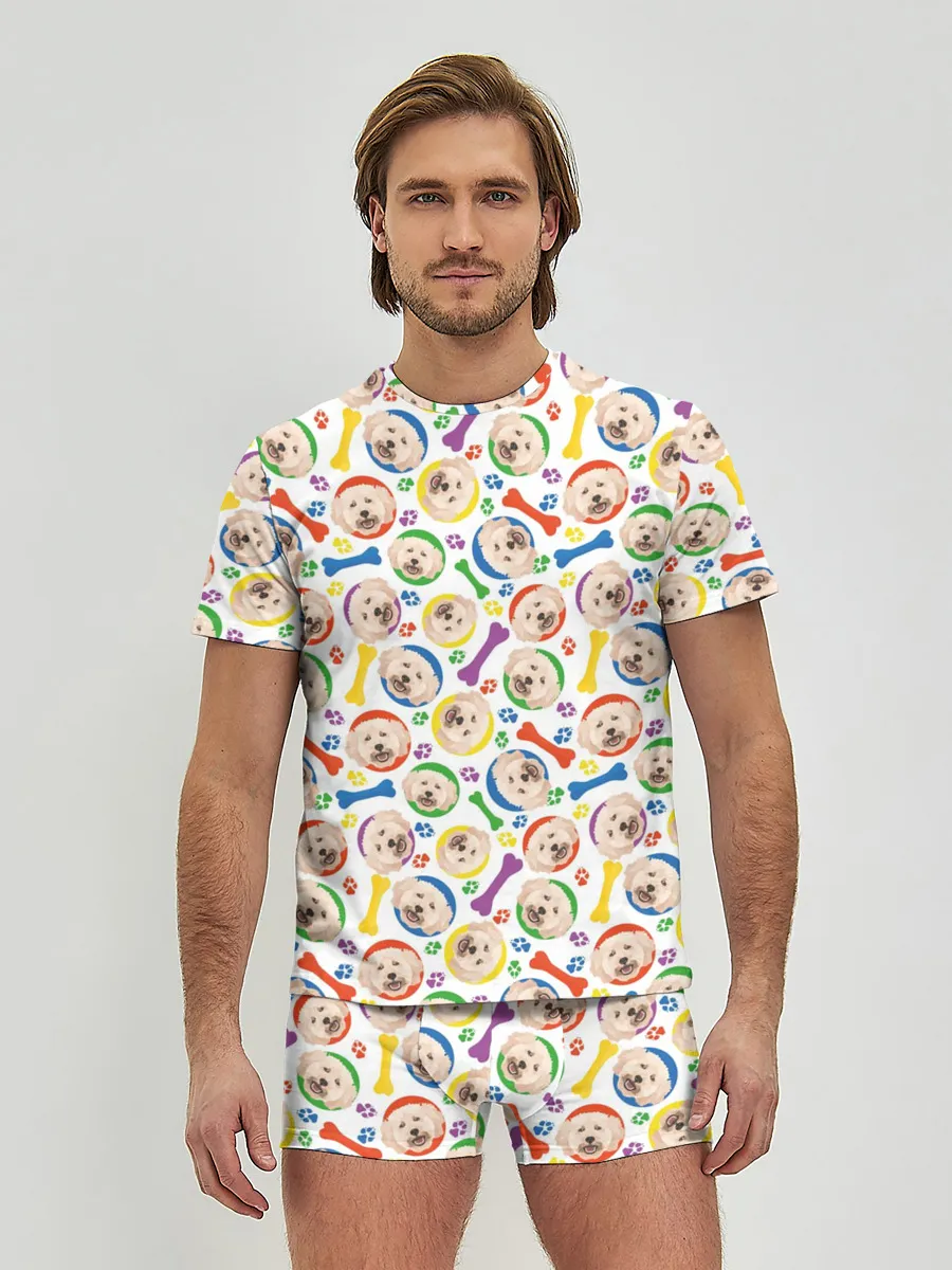 Мужские трусы с футболкой / Пудель