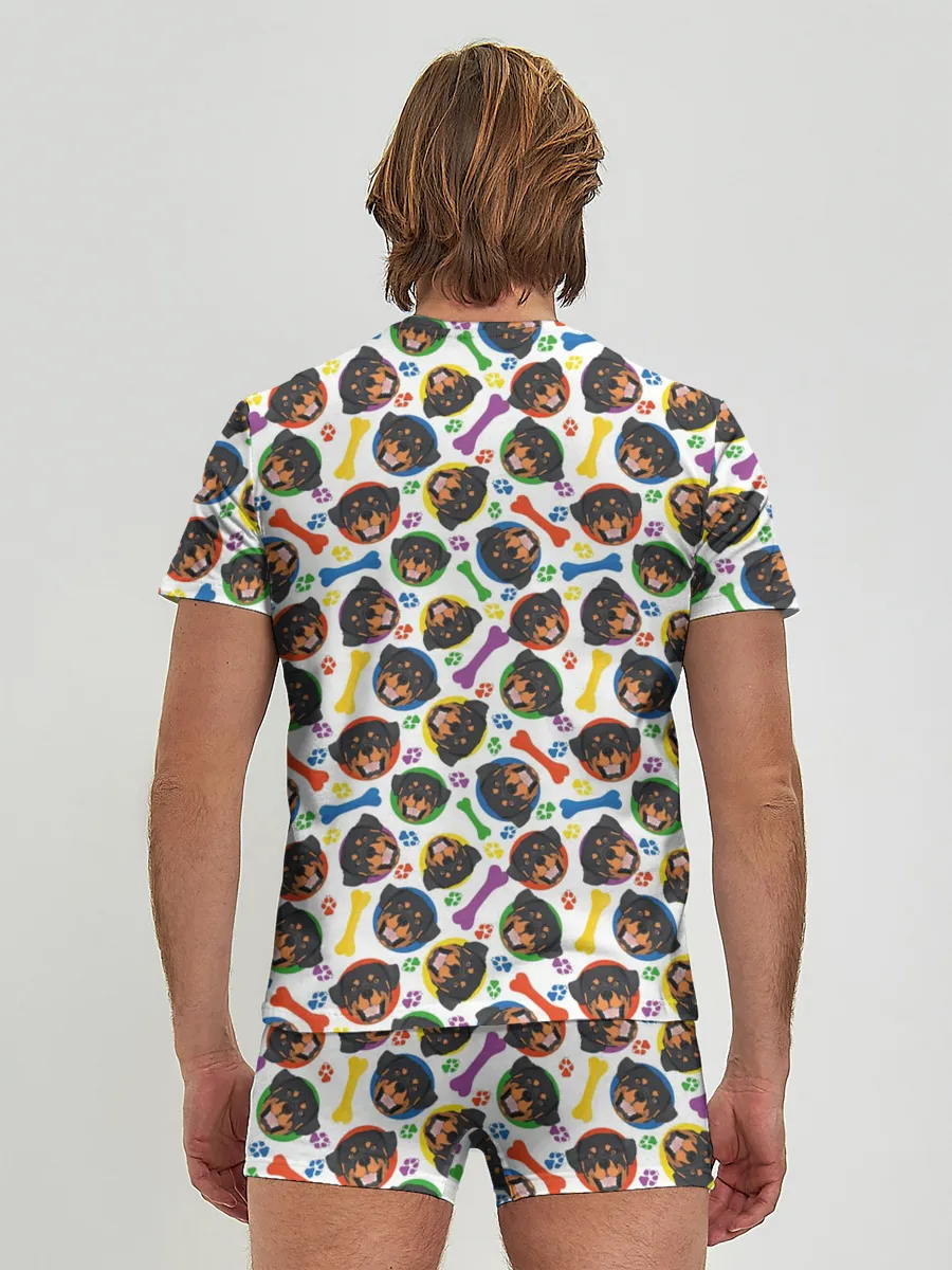 Мужские трусы с футболкой / Ротвейлер