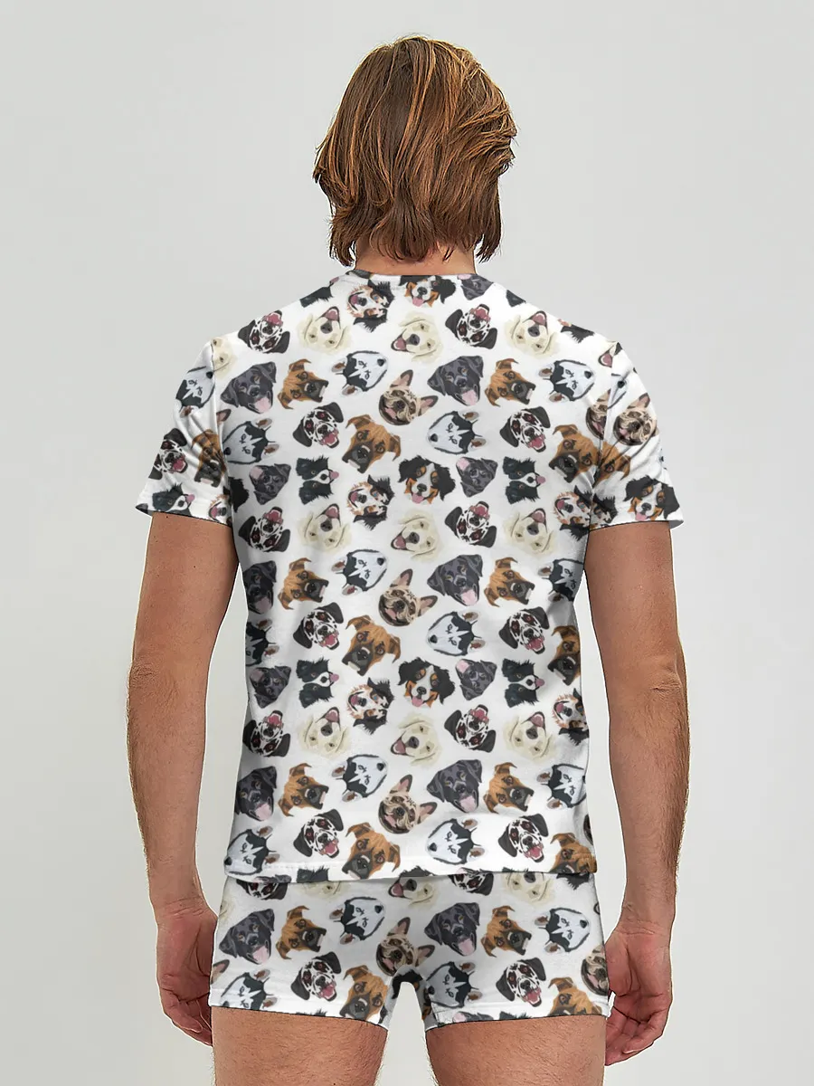 Мужские трусы с футболкой / Разные Породы Собак