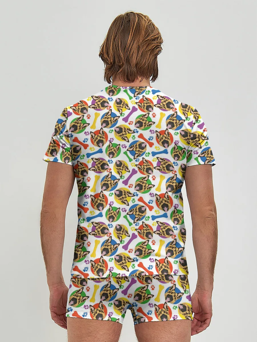 Мужские трусы с футболкой / Немецкая Овчарка