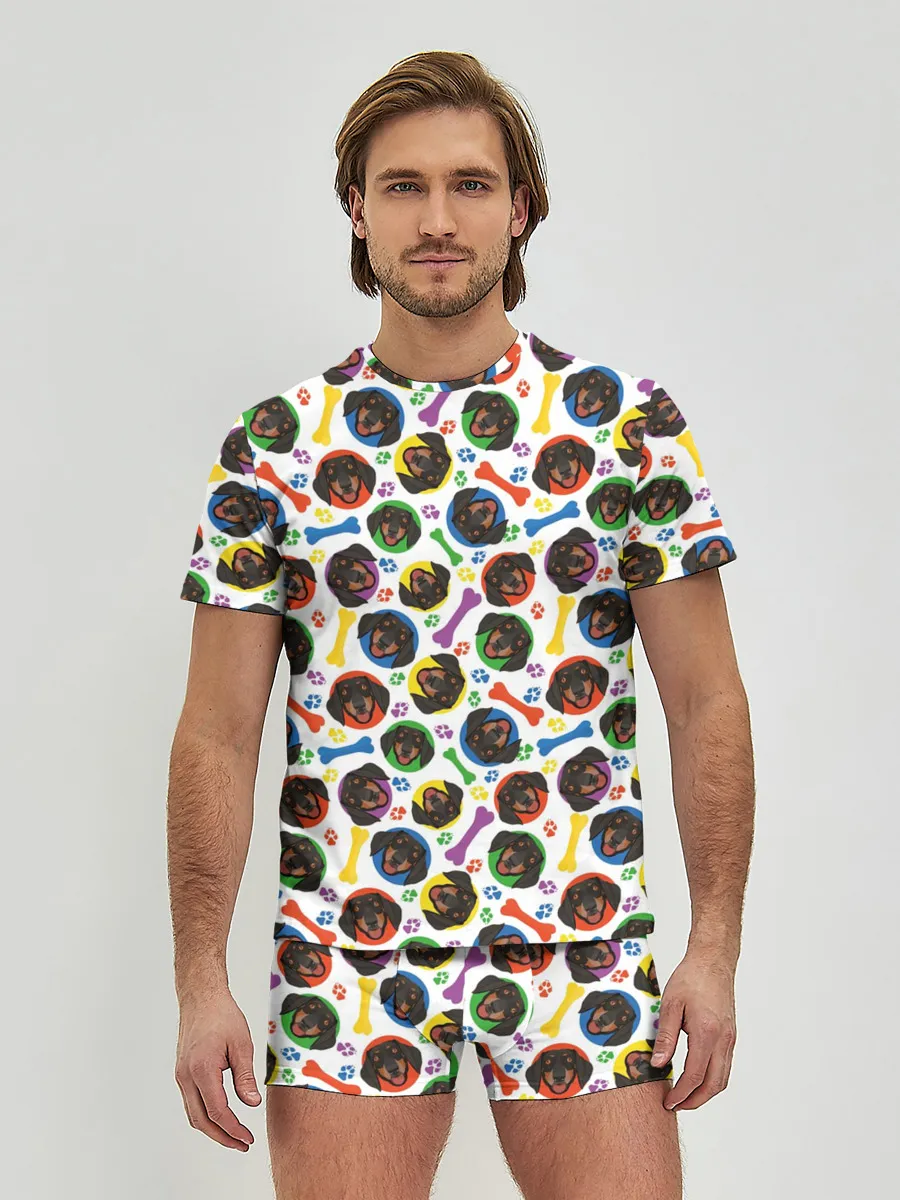 Мужские трусы с футболкой / Такса