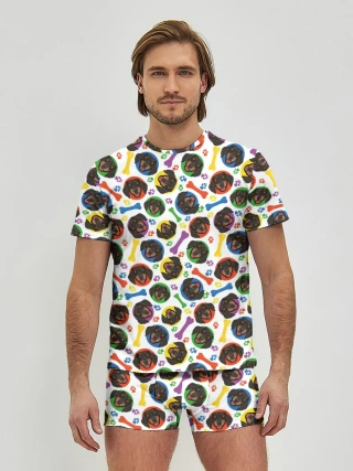 Мужские трусы с футболкой / Такса