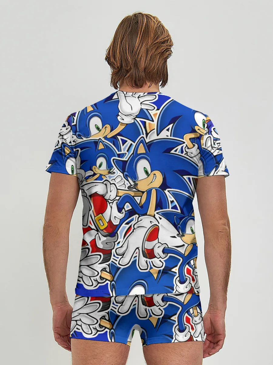 Мужские трусы с футболкой / SONIC ПАТТЕРН / СОНИК