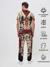Мужская пижама с брюками / Vintage Skull Art v2