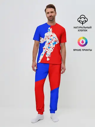 Мужская пижама с брюками / Форма баскетболиста