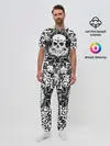 Мужская пижама с брюками / Grunge Skull