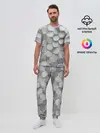 Мужская пижама с брюками / Геометрическая живопись