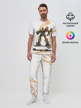 Мужская пижама с брюками / Bumblebee