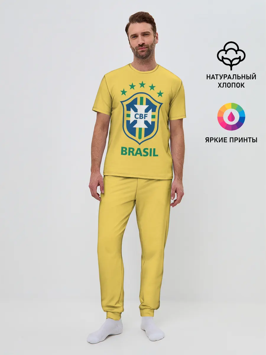 Мужская пижама с брюками / Сборная Бразилии