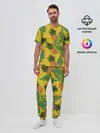 Мужская пижама с брюками / Ананасы