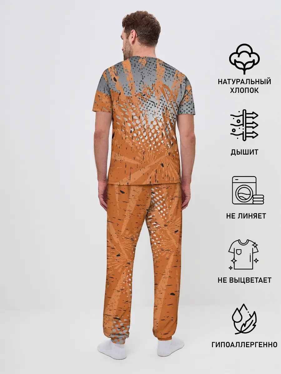 Мужская пижама с брюками / Microphone