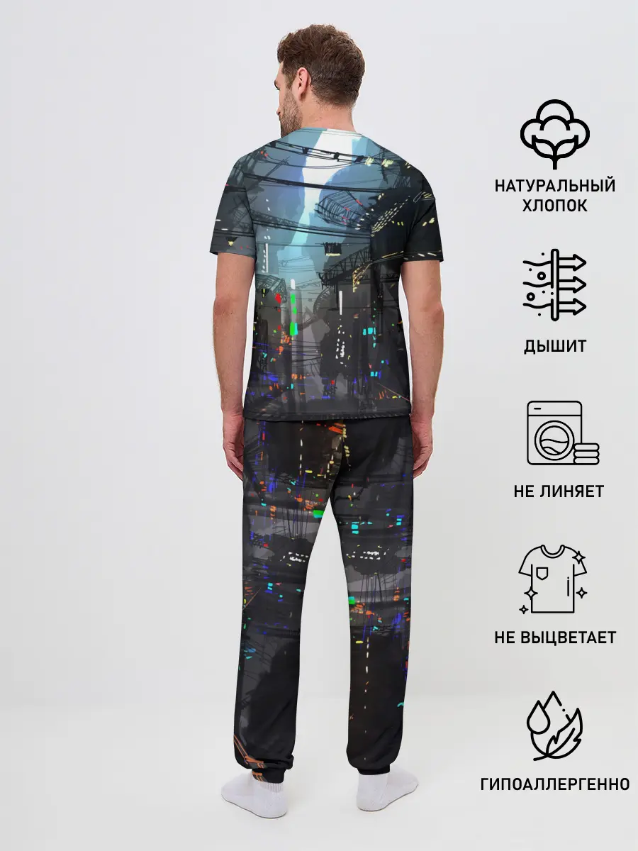 Мужская пижама с брюками / Cyber Punk 2077