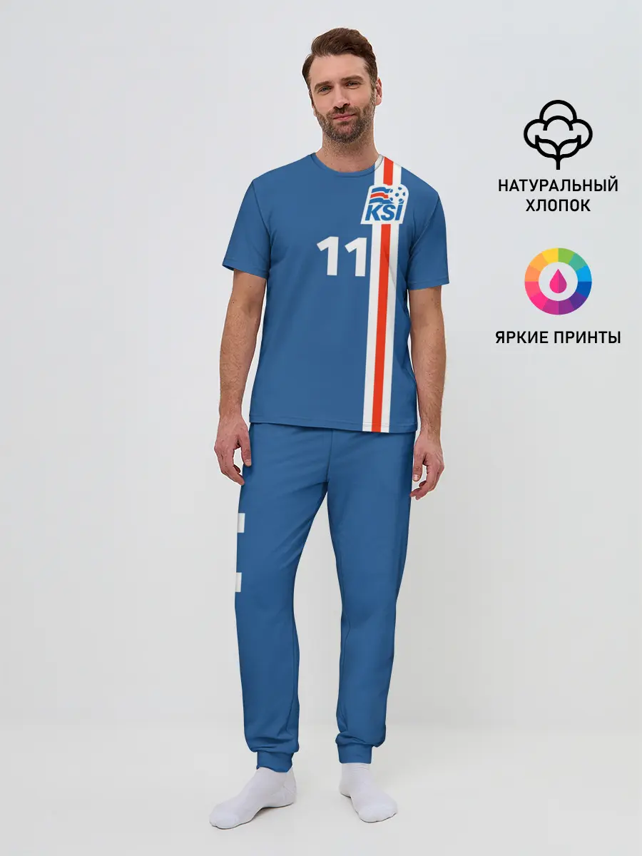 Мужская пижама с брюками / KSI 11 A.FINNBOGASSON