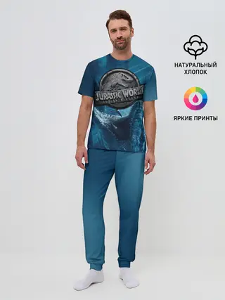 Мужская пижама с брюками / Мир Юрского Периода