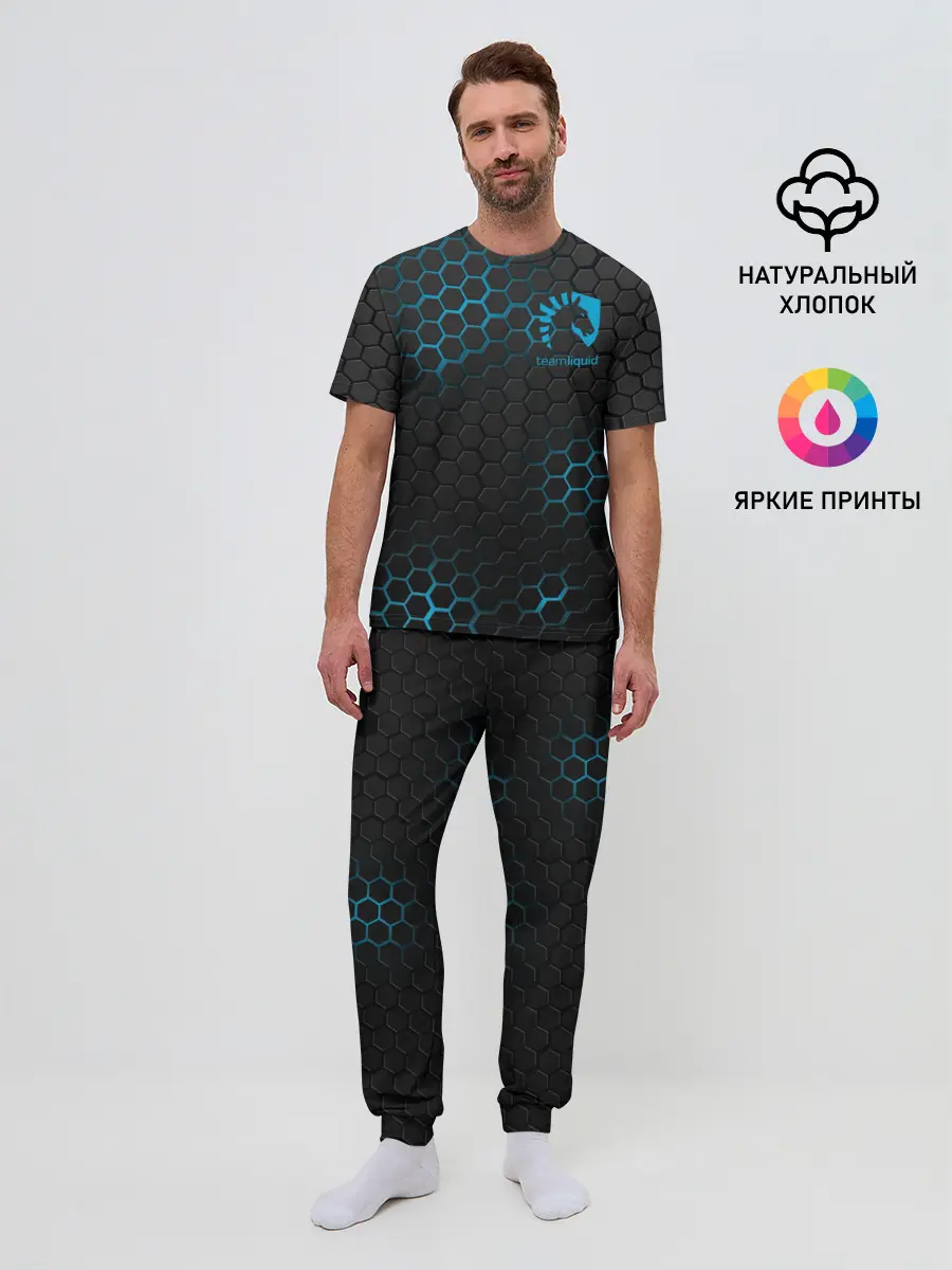 Мужская пижама с брюками / TEAM LIQUID E-SPORT