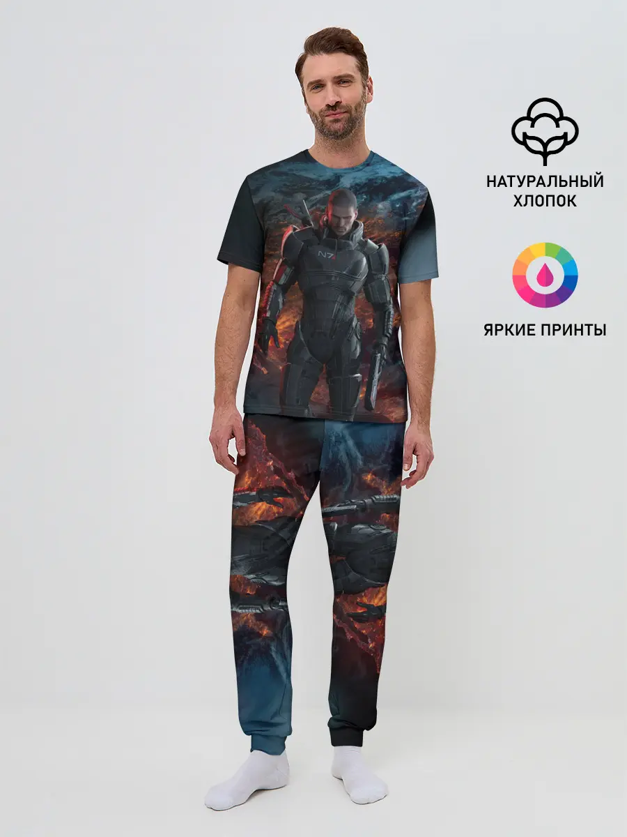 Мужская пижама с брюками / Mass Effect 3