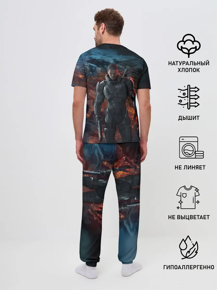 Мужская пижама с брюками / Mass Effect 3