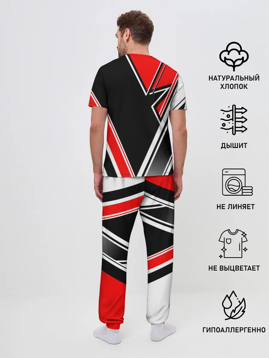 Мужская пижама с брюками / Tennis