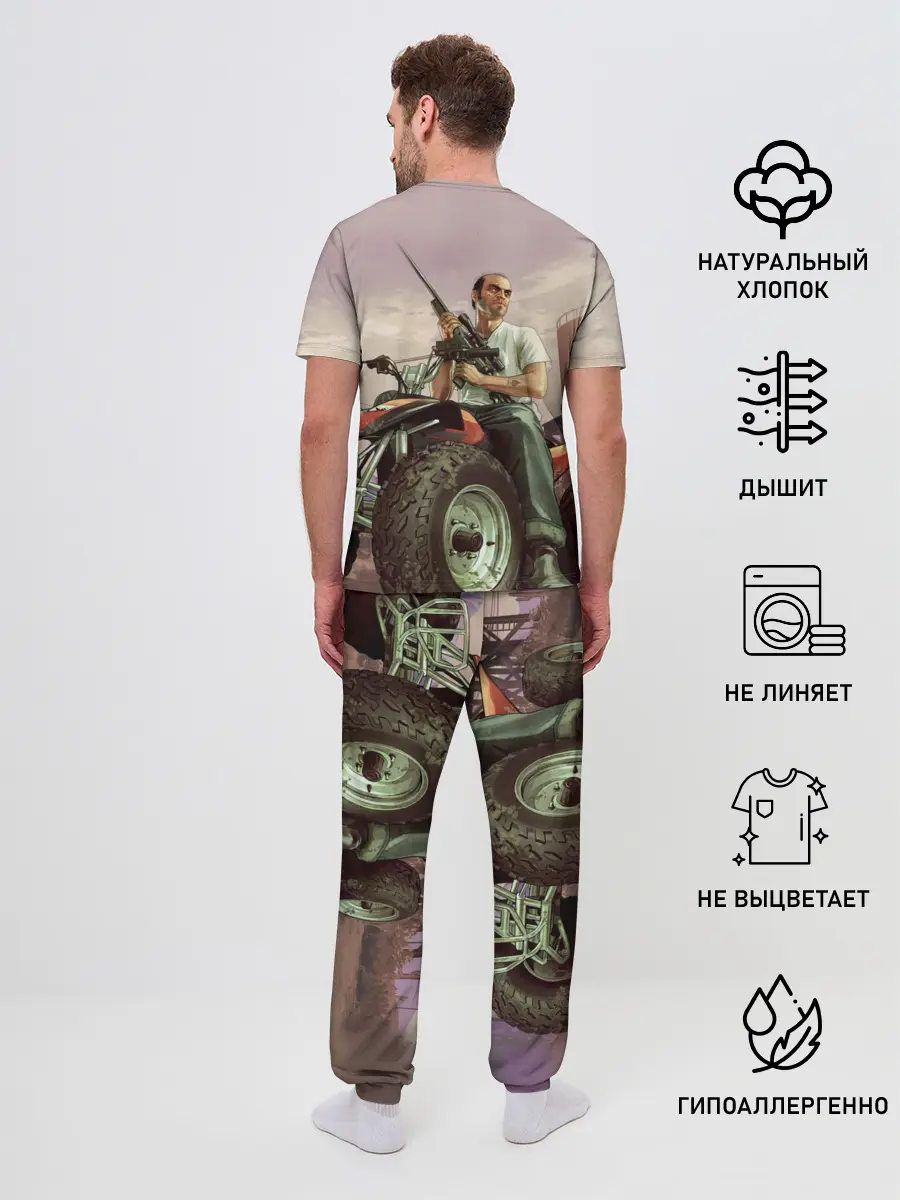 Мужская пижама с брюками / Grand Theft Auto