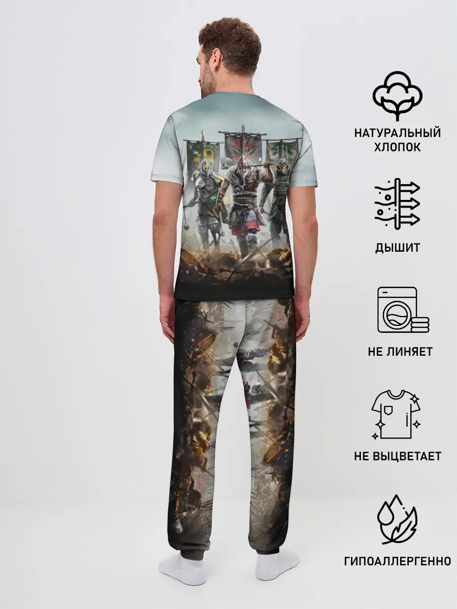 Мужская пижама с брюками / For Honor