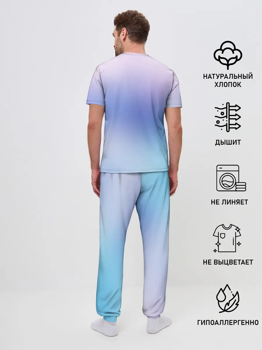 Мужская пижама с брюками / Fortnite Bus