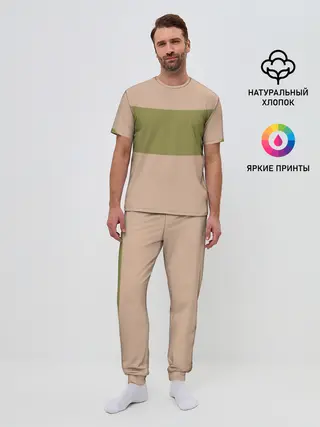 Мужская пижама с брюками / Свитер Тихиро