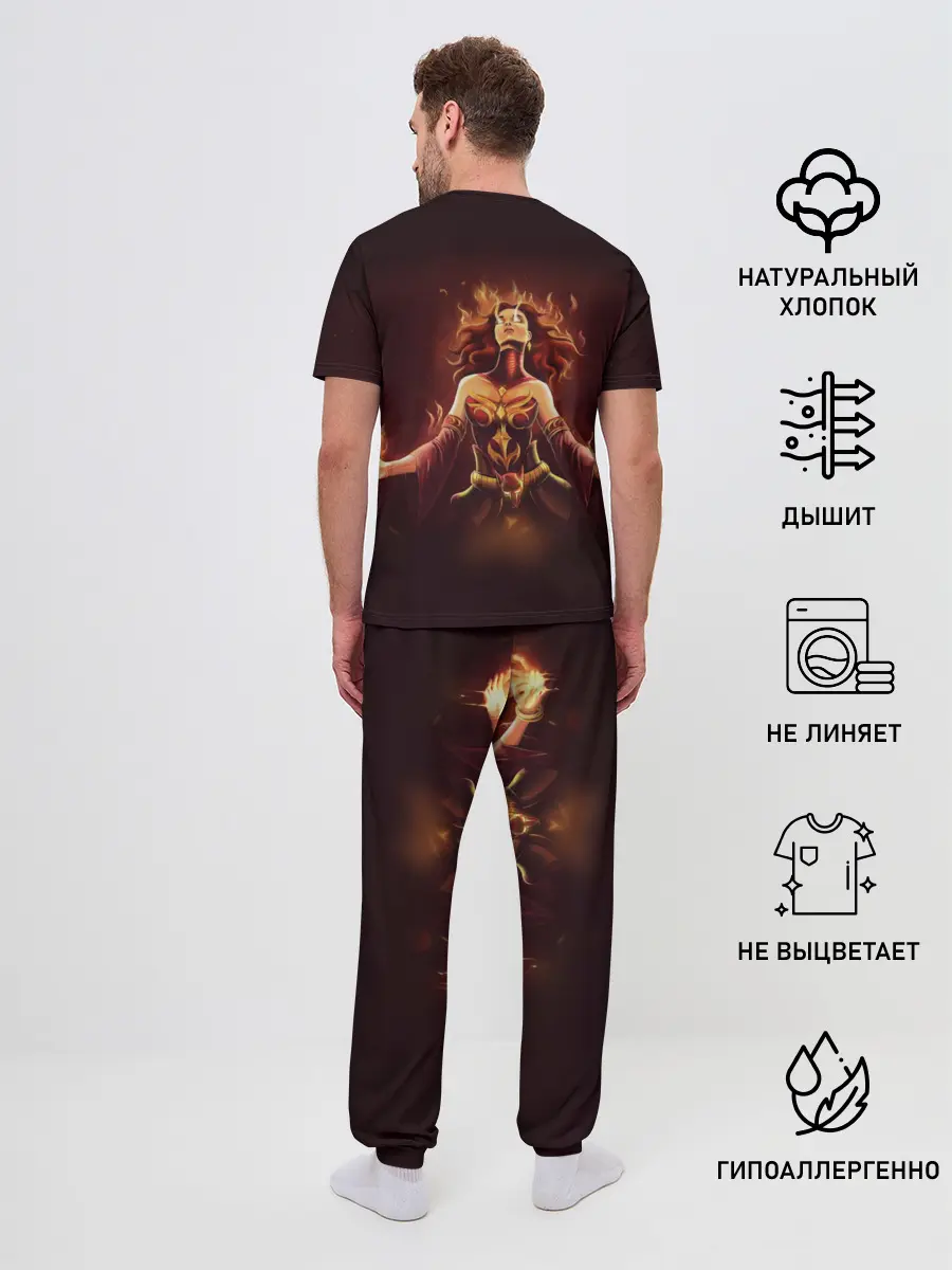 Мужская пижама с брюками / Dota 2 Lina