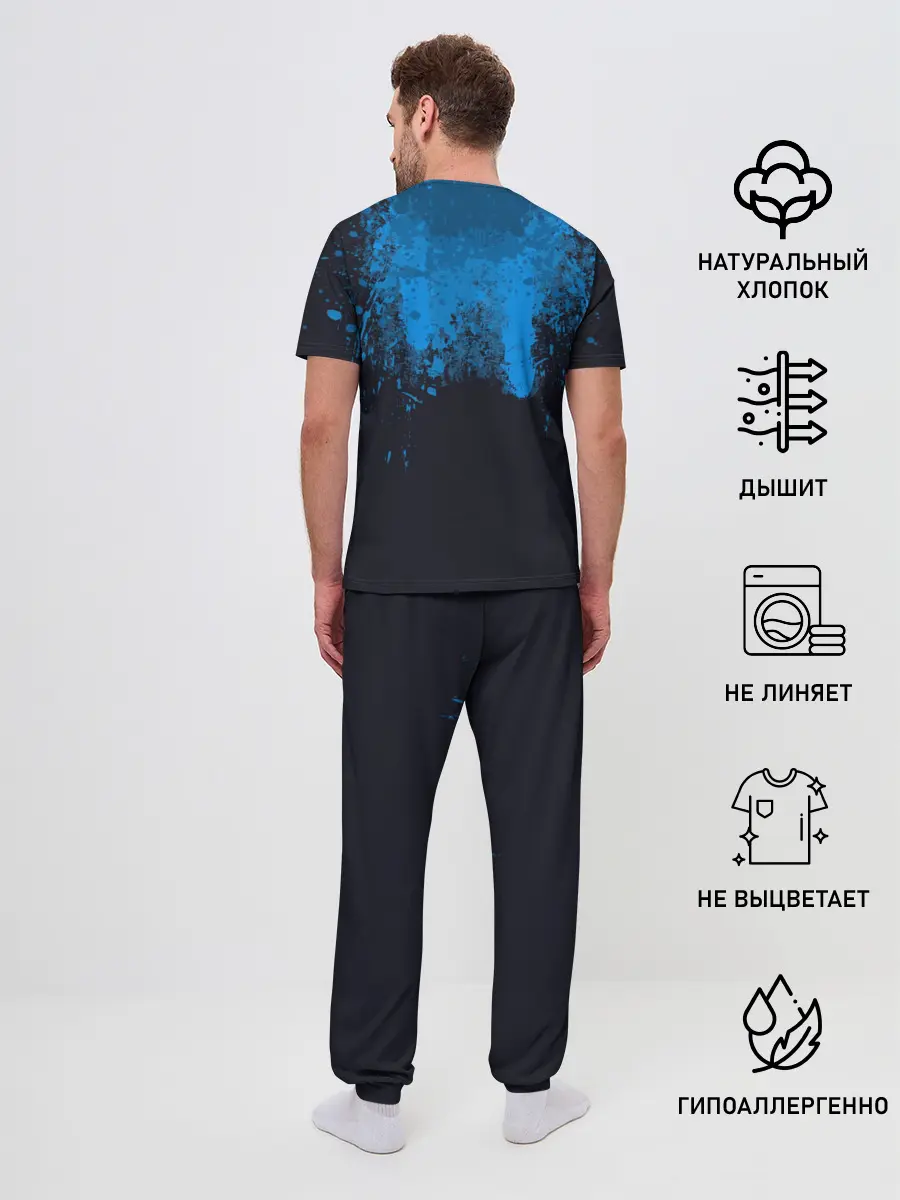 Мужская пижама с брюками / КРОВЬ АНДРОИДА