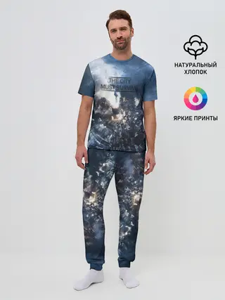 Мужская пижама с брюками / Фростпанк