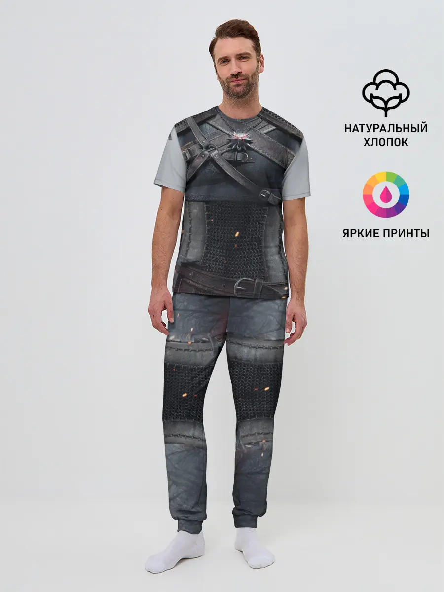 Мужская пижама с брюками / Геральт | снаряжение