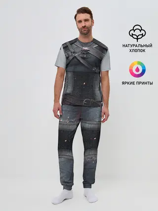Мужская пижама с брюками / Геральт | снаряжение