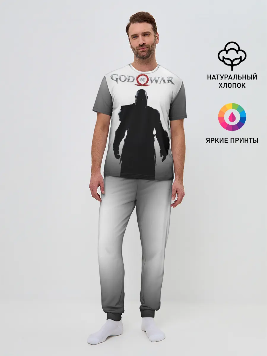 Мужская пижама с брюками / God of War 4 Кратос