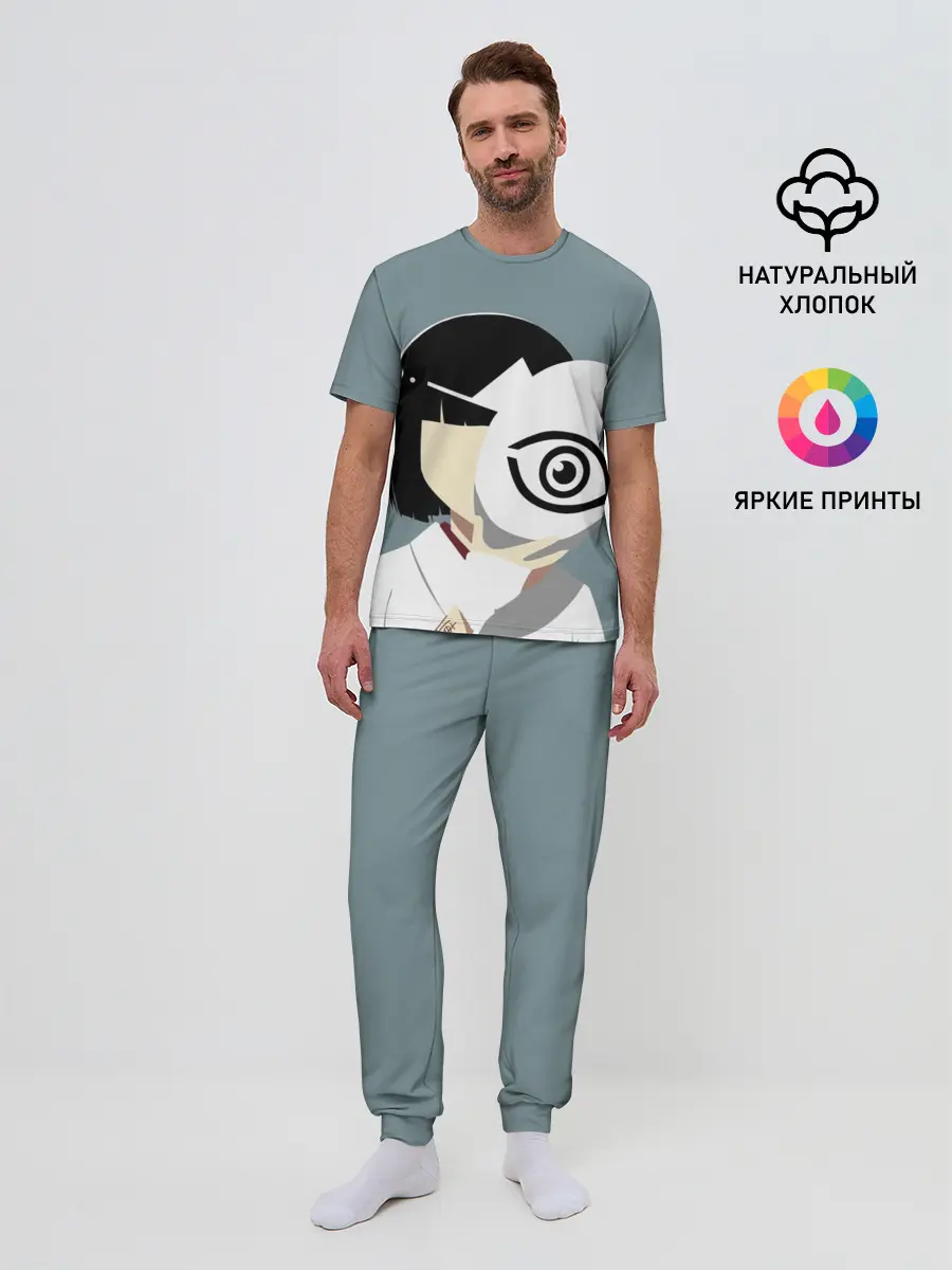 Мужская пижама с брюками / Нора - синки Ято