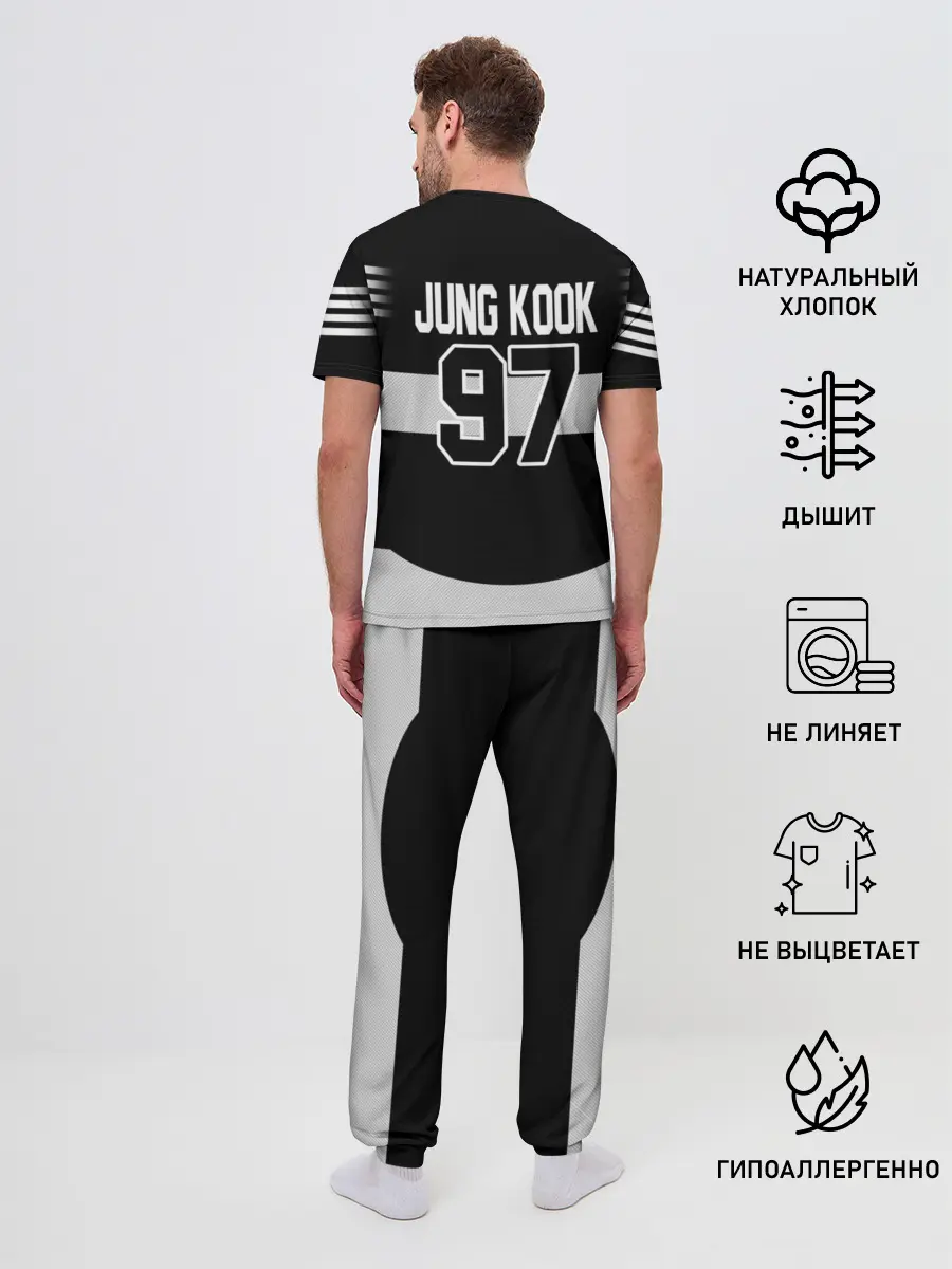 Мужская пижама с брюками / BTS ARMY 97 JUNG KOOK