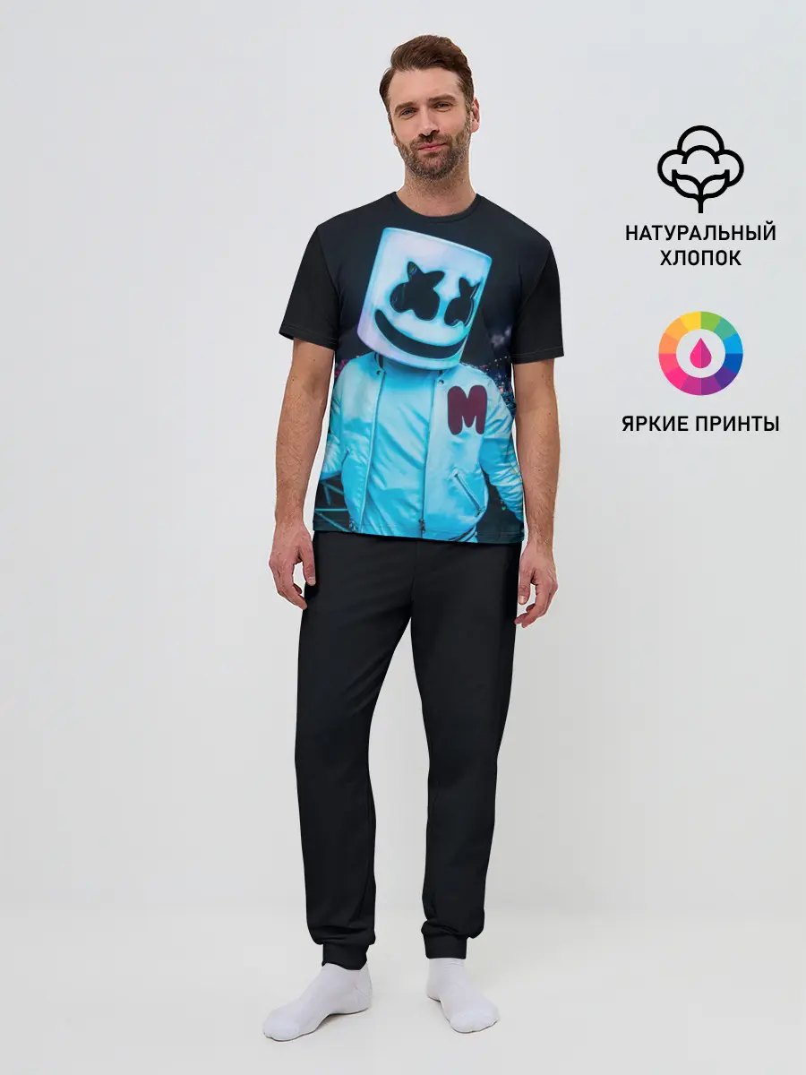 Мужская пижама с брюками / MARSHMELLO