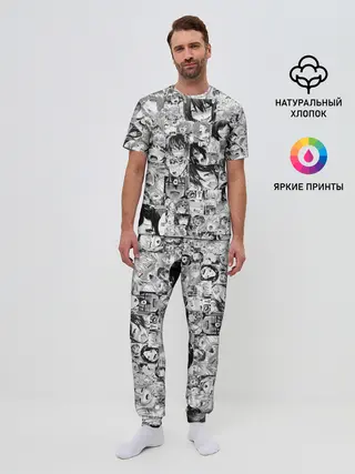 Мужская пижама с брюками / АХЕГАО ЛИЦА | AHEGAO FACES