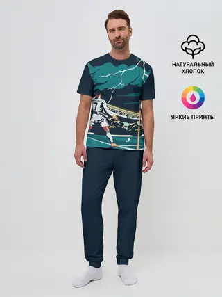 Мужская пижама с брюками / RONALDO JUVE SPORT | РОНАЛДУ