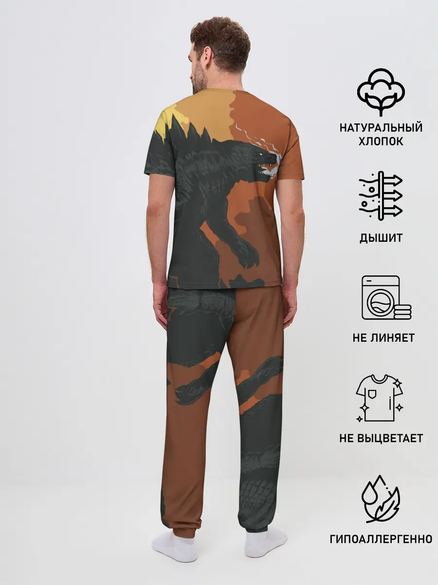 Мужская пижама с брюками / GODZILLA | ГОДЗИЛЛА