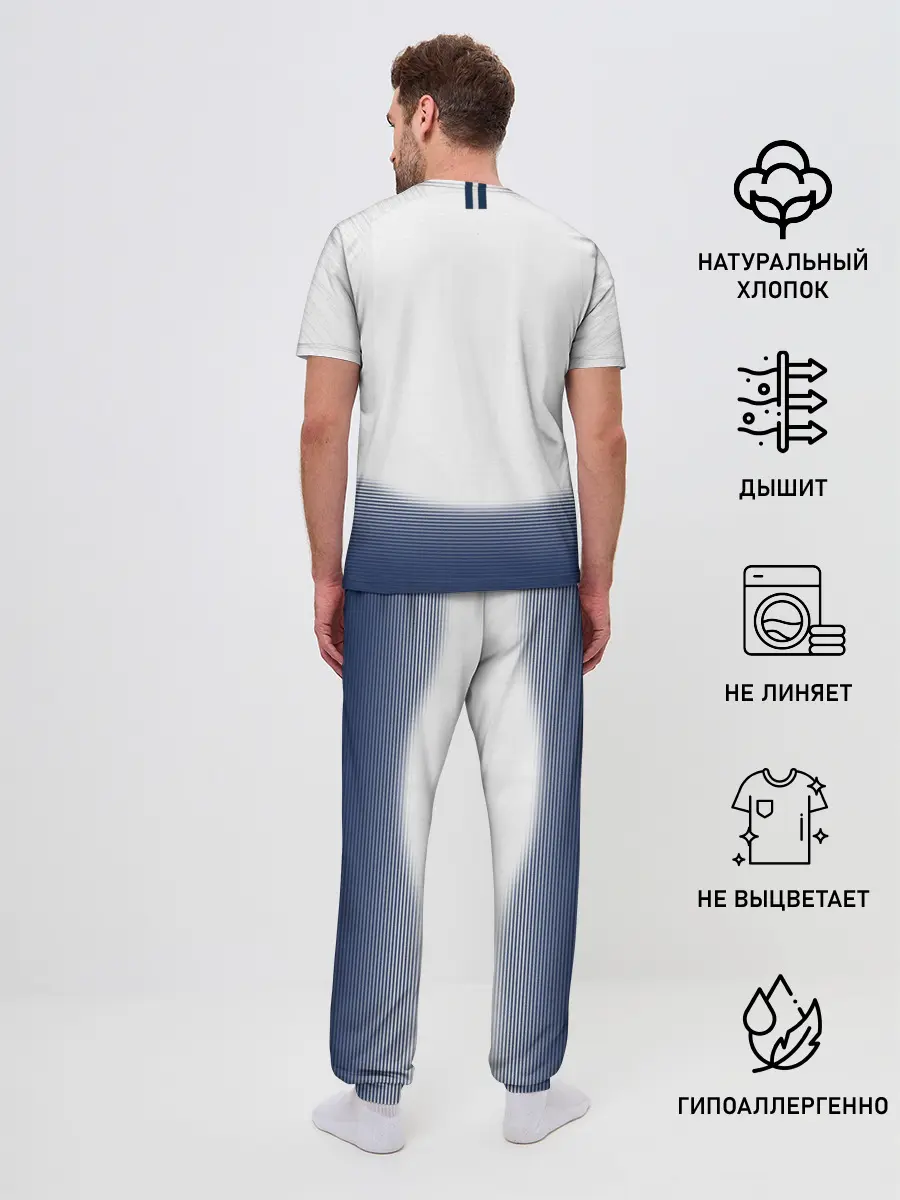 Мужская пижама с брюками / Tottenham home 18-19