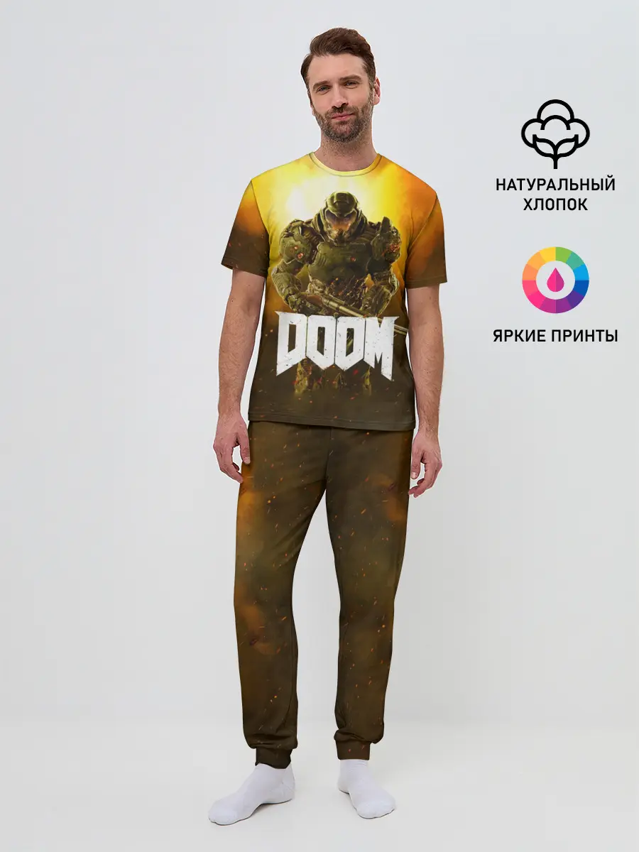 Мужская пижама с брюками / DOOM 2016