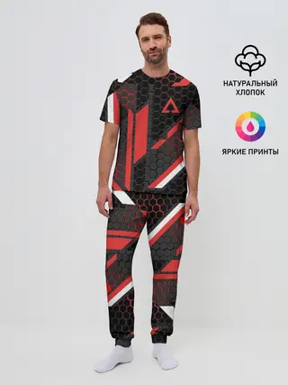 Мужская пижама с брюками / CS GO CYREX 3D | КС ГО САЙРЕКС