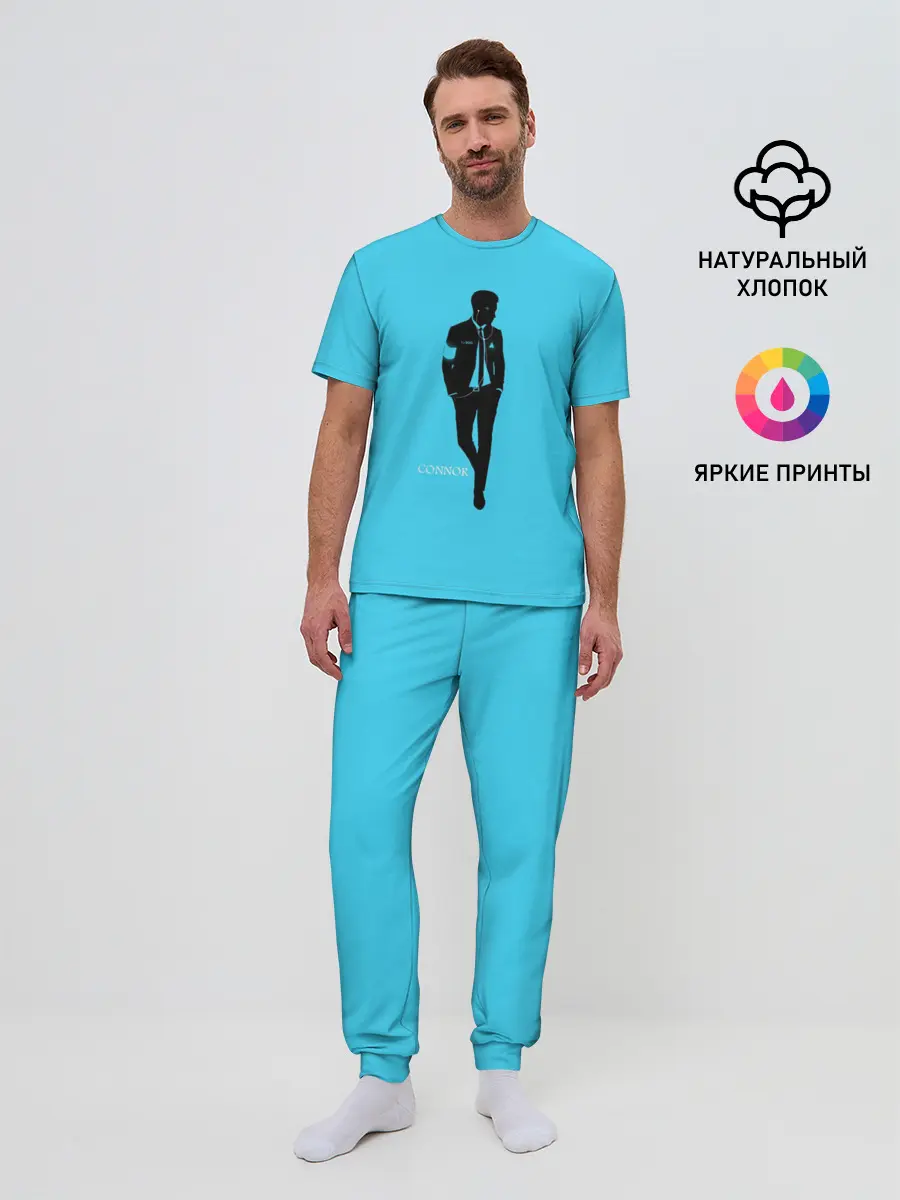 Мужская пижама с брюками / Connor. Detroit: Become Human