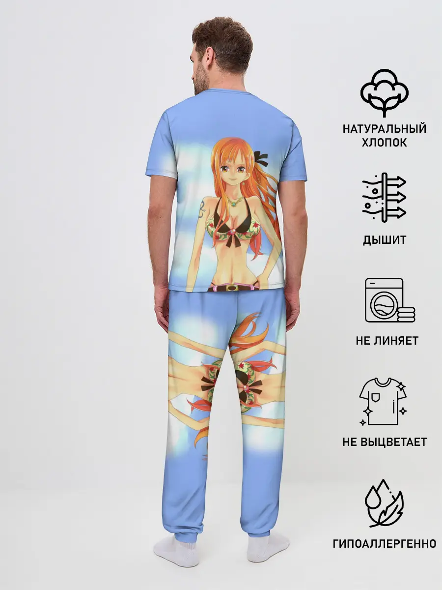 Мужская пижама с брюками / Рыжая Нами