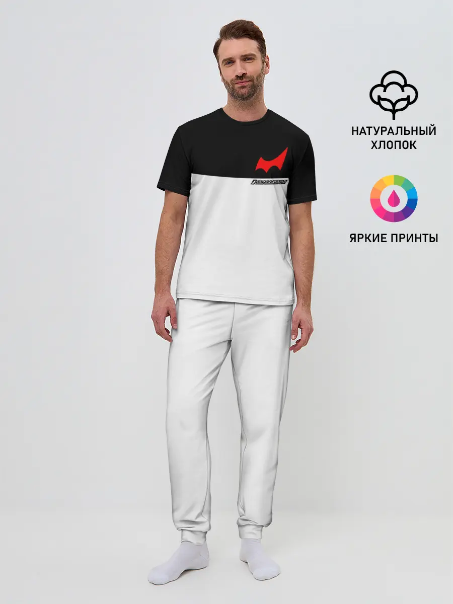 Мужская пижама с брюками / MONOKUMA SCHOOL ФОРМА