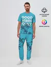 Мужская пижама с брюками / Good vibes only